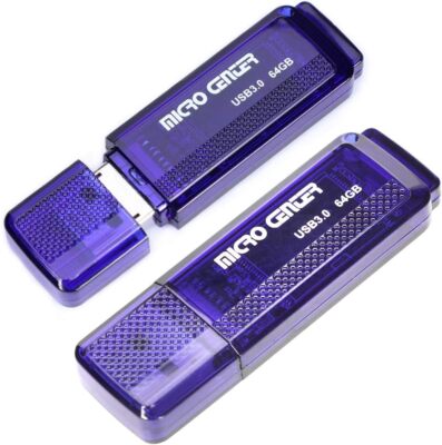 Micro Center Superspeed 64Gb 2-Pack Ultra Flash Drive Usb 3.0 Memory Stick ...