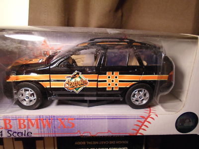 Baltimore Orioles BMW X5 Fleer 1:24 Die-cast Baseball Car NIB