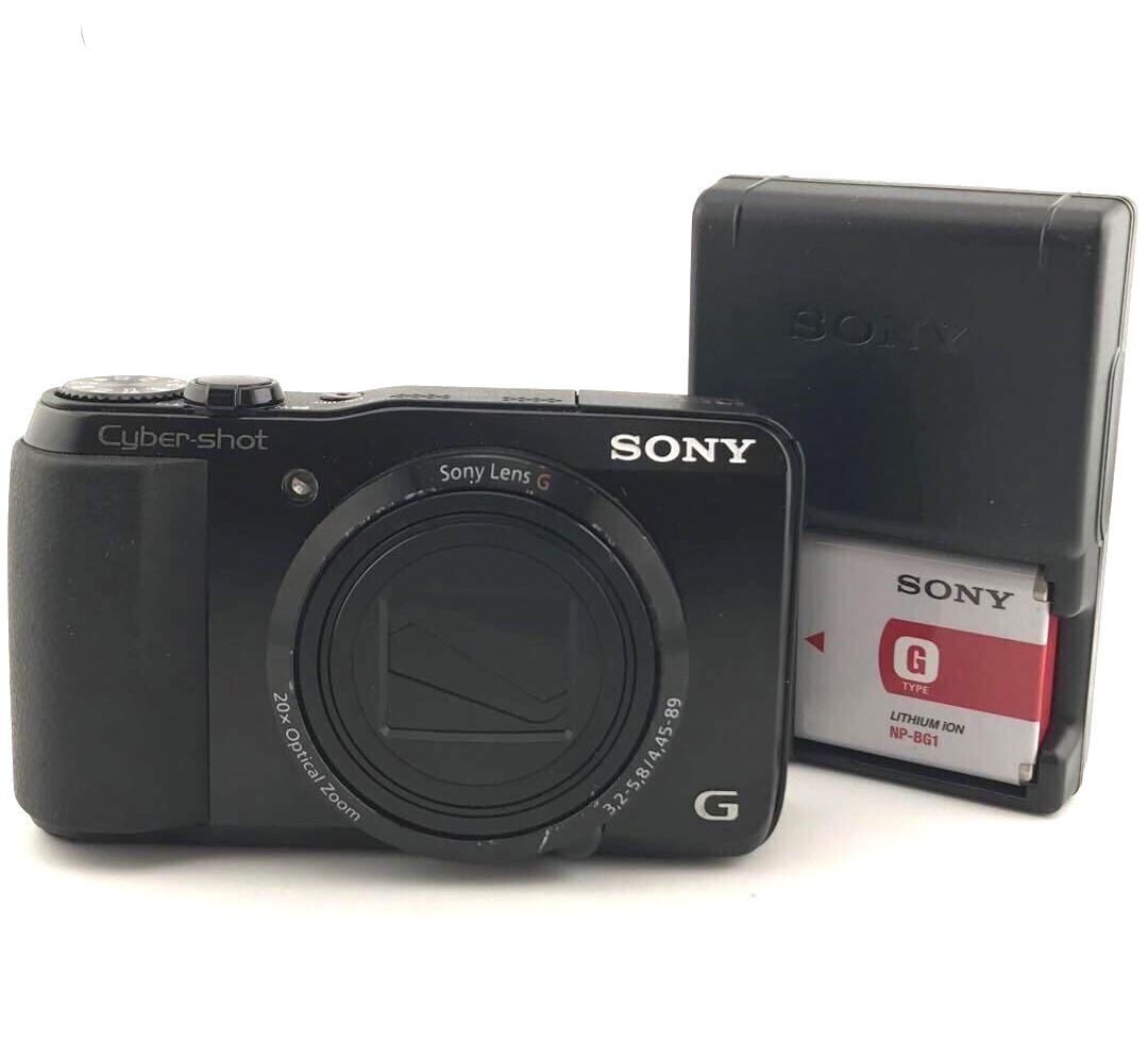 Sony Cyber-shot DSC-Hx30v Black 18MP Digital Camera Works well 