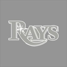 Tampa Bay Rays 2 MLB Team Logo 1 Color Vinyl Decal Sticker Window Wall