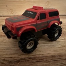Vintage Stomper Stompers Hong Kong Plastic Toy Red Gray 4x4 Toy Blazer