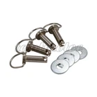 Fasteners Saddlebag Saddle Bags Mount Pin Bolts For Harley Touring Street Glide