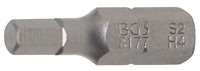 "BGS-8177 Bit LäNge 25 Mm Antrieb AußEnsechskant 6,3 Mm (1/4\") Innensechskant 4 M"