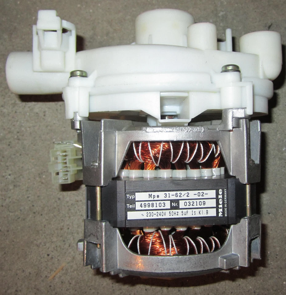 Miele Motor Umwälzpumpe Mpe31-62/2 Teil.-Nr. 4998103 4998104 4998105