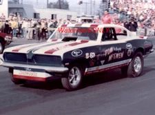 Tom "Mongoose" McEwen 1969 Plymouth 'Cuda NITRO Funny Car PHOTO! #(5)