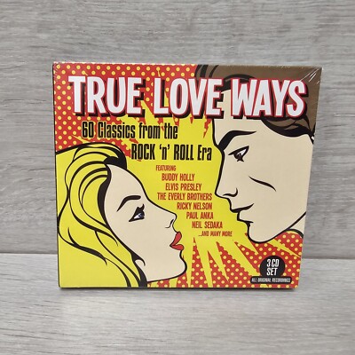 True Love Ways: 60 Classics from the Rock 'N' Roll Era CD 3 Disc Set Brand New