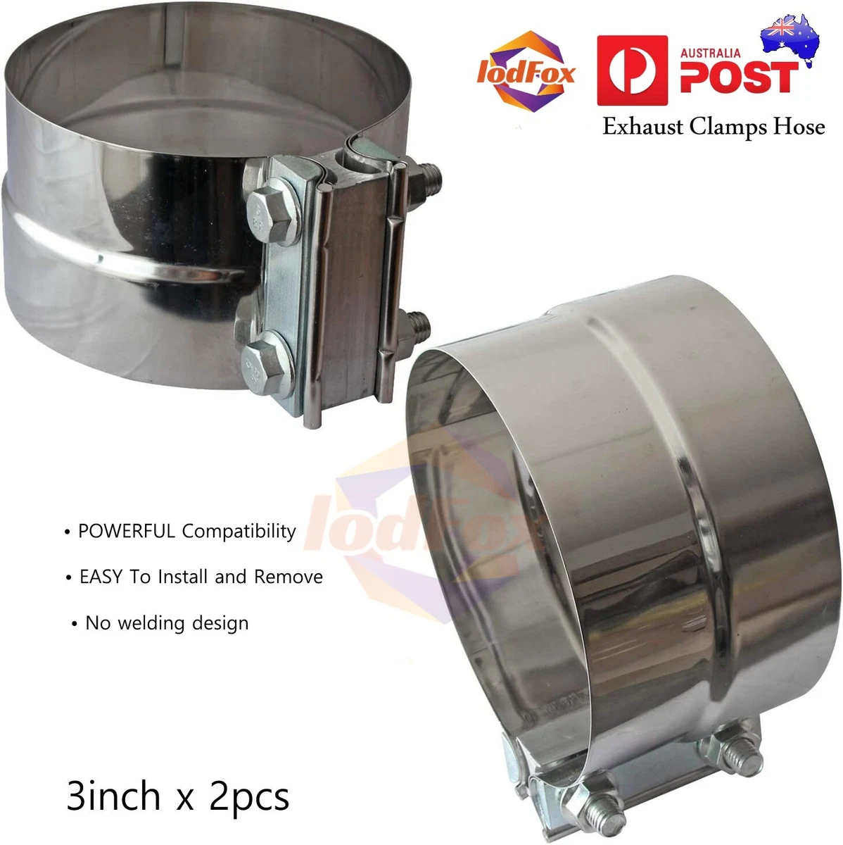 Exhaust sale band clamps