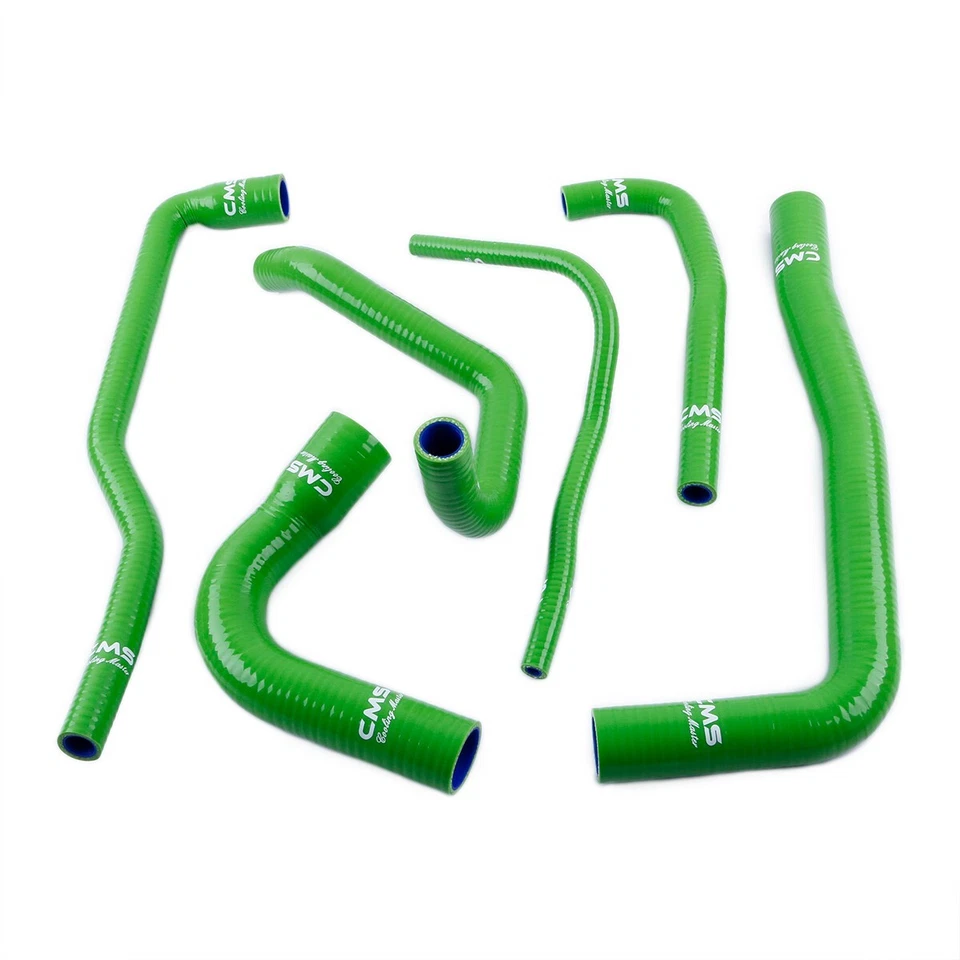 Green For 1991-1998 Saab 9000 B204 B234 Aero Silicone Radiator Heater Hose Kit - Image 2 of 4