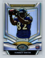 2011 Topps Platinum Silver Die Cut Torrey Smith RC #PDC-TS Baltimore Ravens