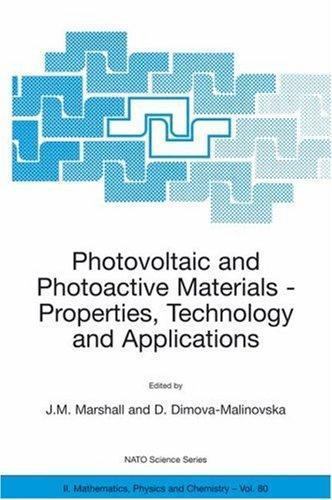 Photovoltaic and Photoactive Materials-Properties, Technology and Application...