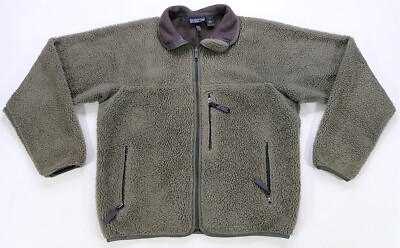 Rare Vintage PATAGONIA Sherpa Full Zip Fleece Bomber Jacket 90s 