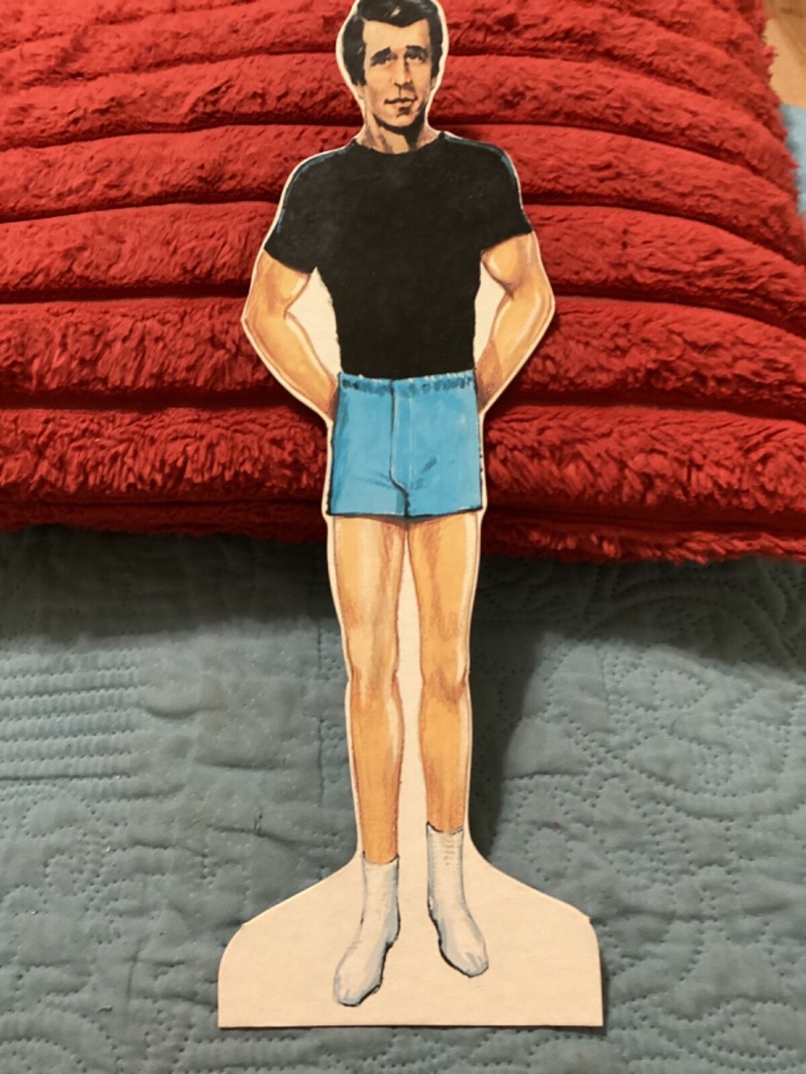 FONZ, THE 1976 HAPPY DAYS FONZIE PAPER DOLL,14” TALL,TOY