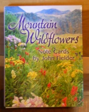 12 Leanin Tree Note Cards MOUNTAIN WILDFLOWERS, Beautiful Full Color USA