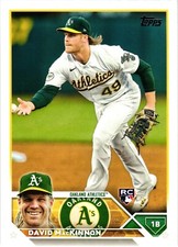2023 Topps #276 David MacKinnon Oakland Athletics