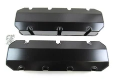 Chevy 396 454 Fabricated Tall Aluminum Valve Cover Short Bolt Black E41322BK