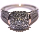 14k white rose gold 1.44ct SI1 H round diamond engagement ring 5g ladies 6 — photo 4