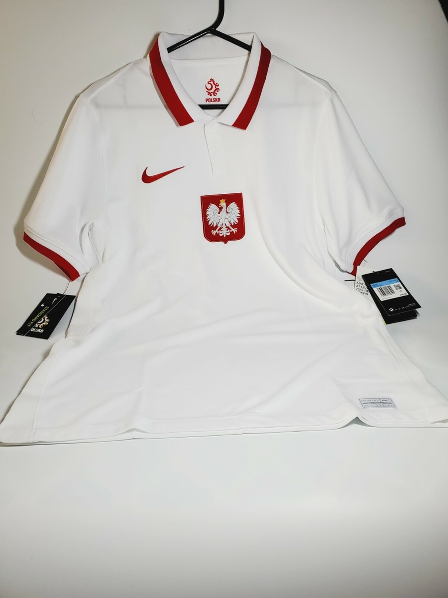 New Nike Poland 2020 Stadium Home Men's Jersey Sz M CD0722 New Nike Poland 2020 Stadium Home Men's Jersey Sz M CD0722