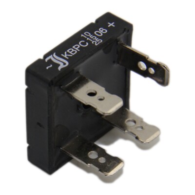 BR352 Einphasen Brückengleichrichter : 200V If: 35A Ifsm: 400A DC COMPONENTS