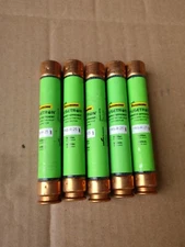 Lot of 5 Bussman Fusetron FRS-R-25 Time Delay Fuse.