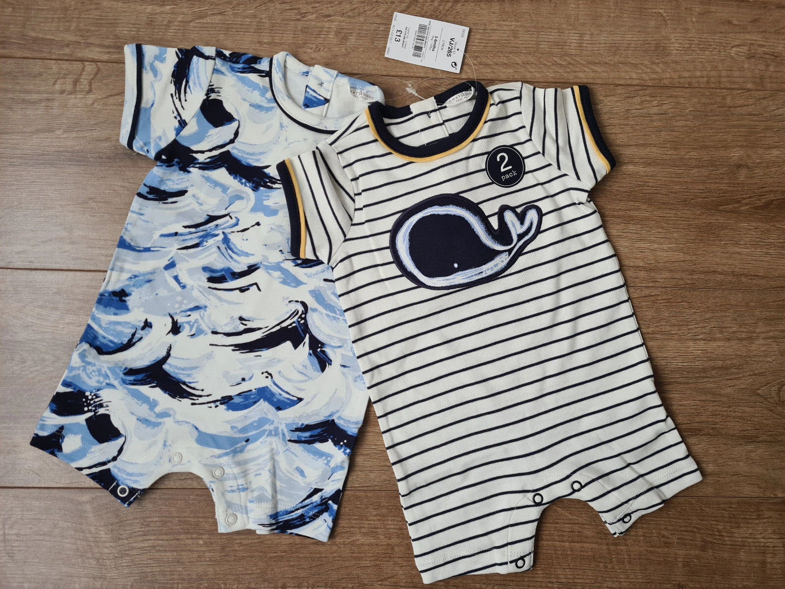 3-6 2pack Romper Set