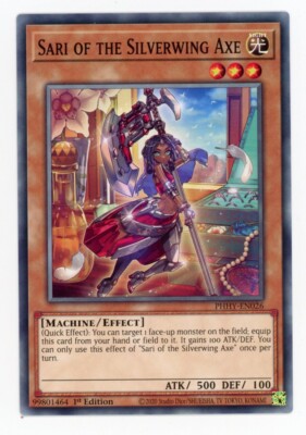 Yugioh Sari Der Silberflügelaxt PHHY-DE026 Common 1. Auflage NM x3 Spielset