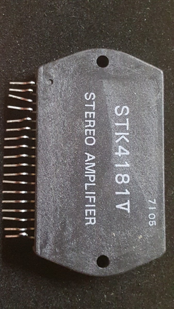 Sanyo STK4141MK2 – 25W Zweikanal Audio-Verstärker-IC, 18-Pin SIL, Original