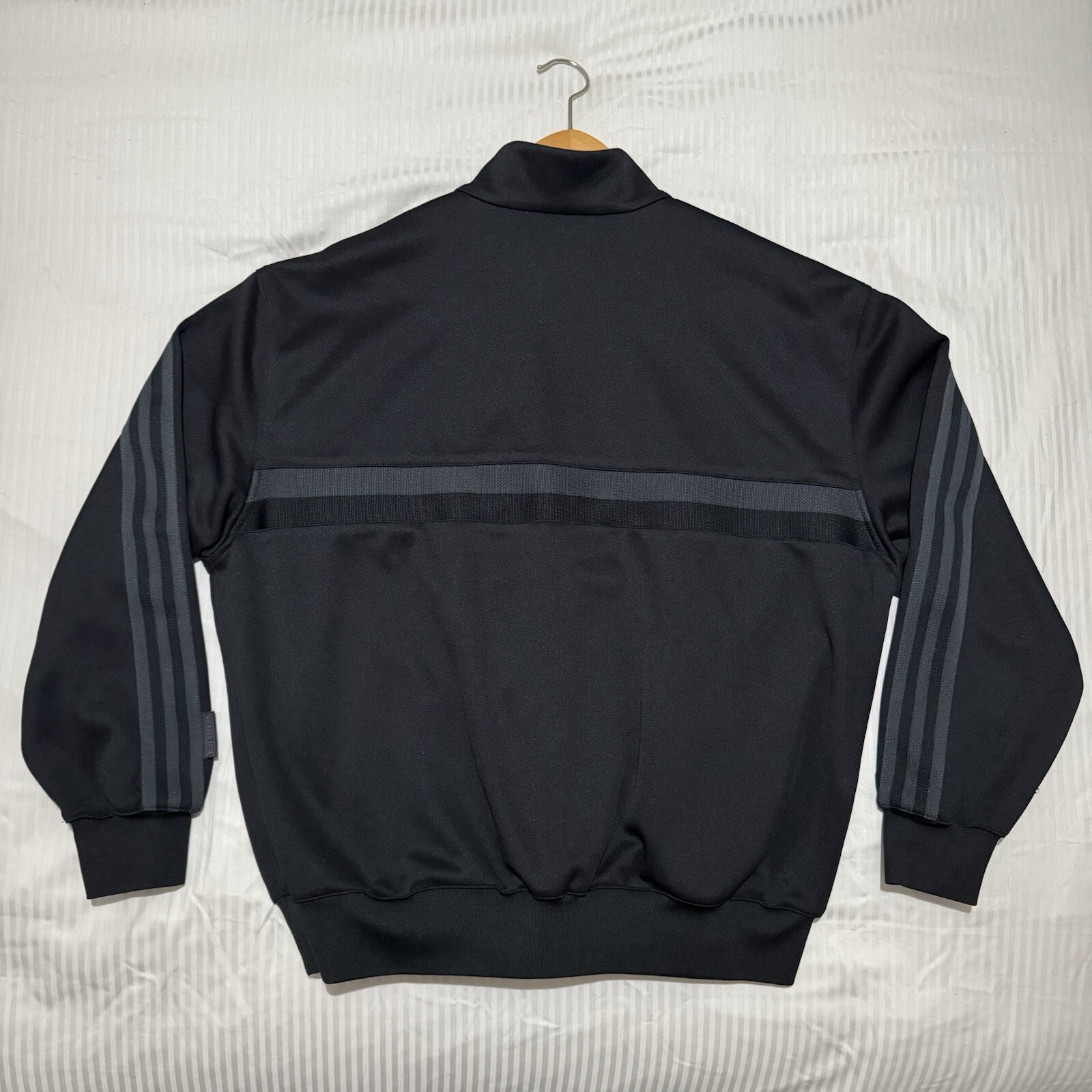 adidas Originals 83-C Medium Black Blue Version Premium Track Top Jacket Rare image 5