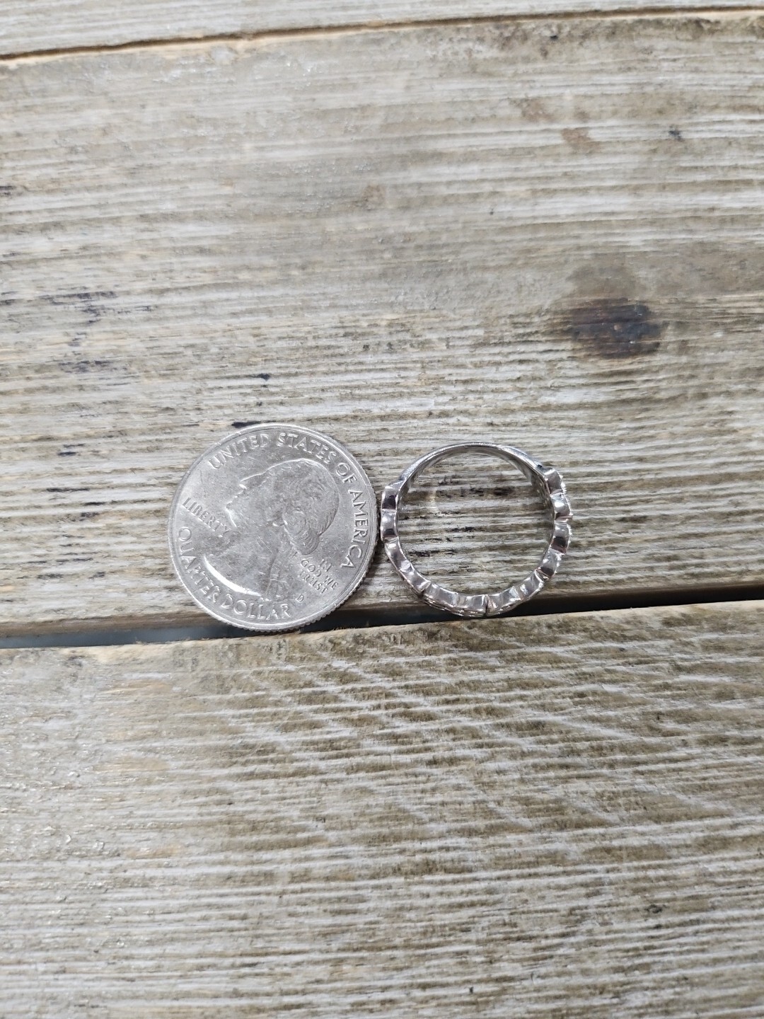 Signed DK Designer Open Scroll Designed Sterling … - image 3