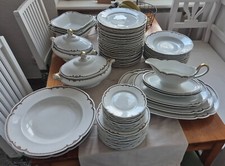 Hutschenreuther Speiseservice 12 Personen Selb LHS Bavaria Nummer 13 Antik