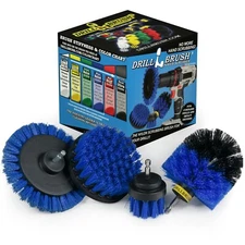 Boat Cleaning Drill Brush Attachment Set - Personal Watercraft Detailing