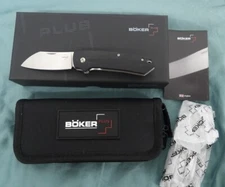 Boker Plus 01BO314 Cox Pro Jens Anso G10 D2 Sheepsfoot Pocket Knife Frame Lock