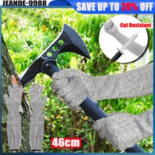 Long Sleeve Gardening Gloves - Thorn Proof Cut Resistant for Garden Work 46cm