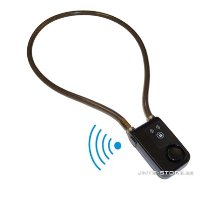 Bluetooth App Fahrradschloss Fahrrad Bike Schloss Kabelschloss IOS Android  Alarm | eBay.de