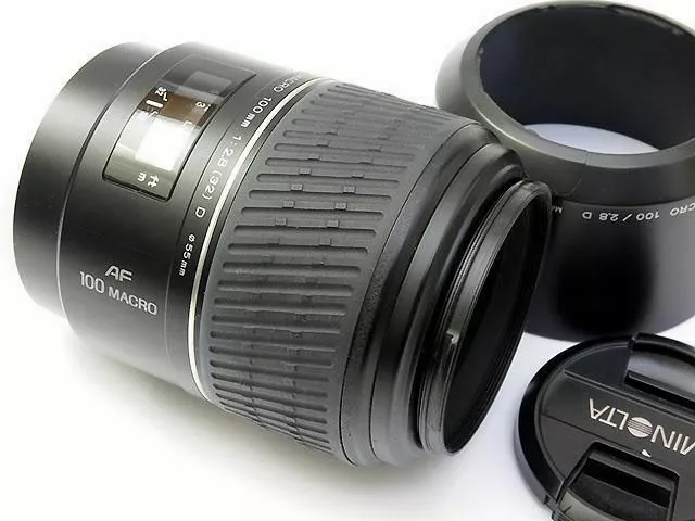 Minolta AF Macro 100mm F2.8 D Telephoto Prime Lens Sony Alpha from Japan F/S