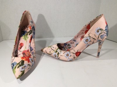 aldo floral heel shoes