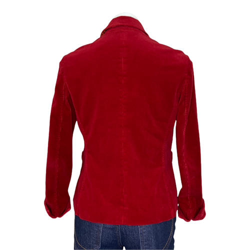 Talbots Women's Corduroy Red Career Blazer Jacket Size 8p - Bild 5 von 7