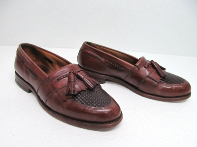 Allen Edmonds Cody Sz 11 Men’s Brown Loafers with Tassels Leather Allen Edmonds Mens Size 11 D Cody 1849 Brown Calfskin  main image 4