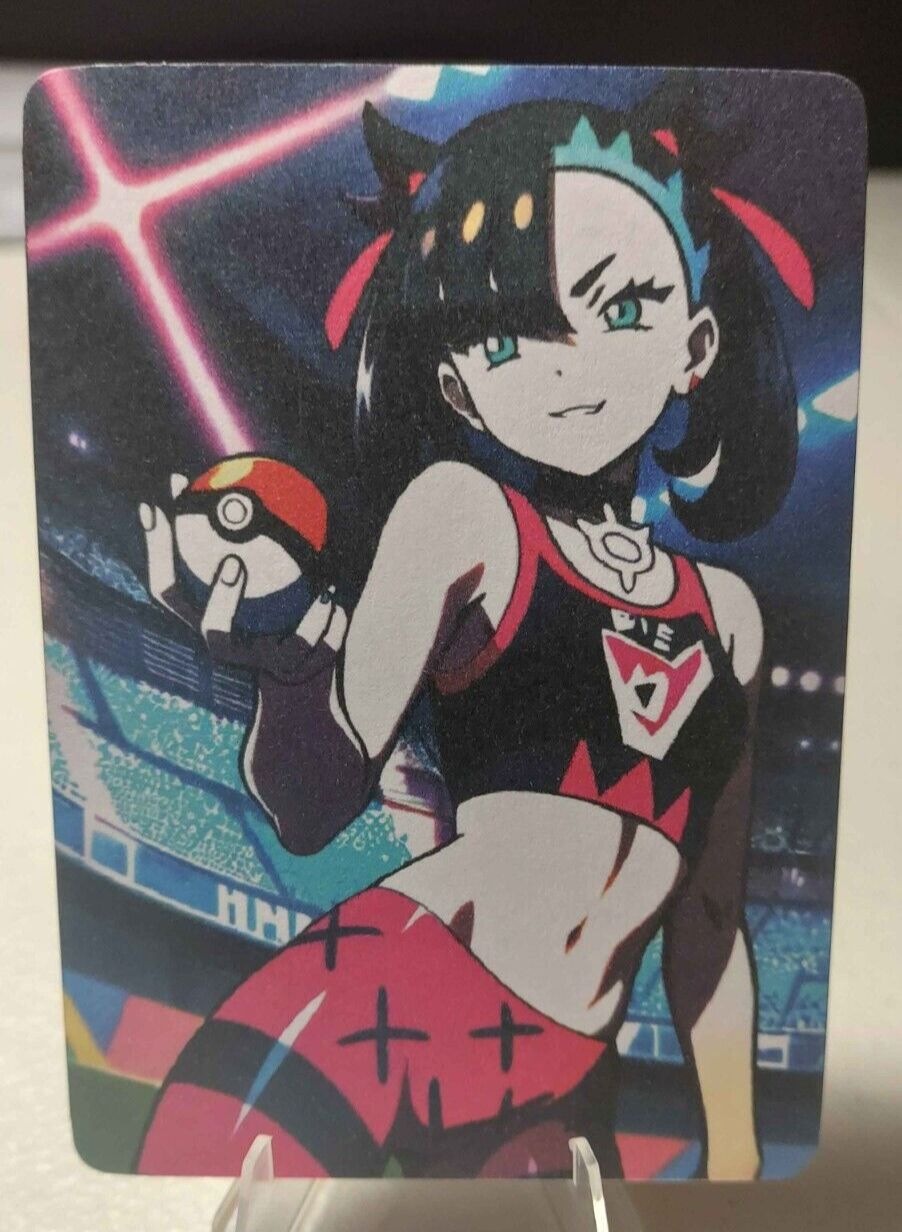 Marnie Full Art Goddess Story Pokemon Waifu Trading Card
