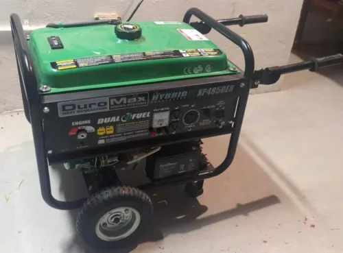 DuroMax XP4850EH 4,850 Watt Portable Dual Fuel Gas Propane Powered Generator