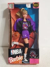 1998 Mattel NBA Toronto Raptors Basketball Team Uniform Barbie Doll NRFB #20740