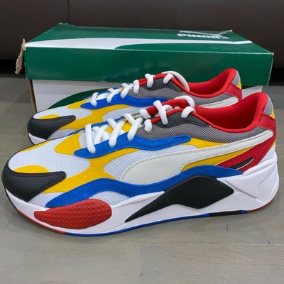puma rsx3 red white