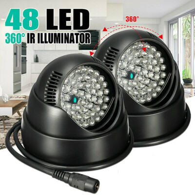 48 LEDs Night Vision IR Infrared Light Illumination Light Lamp for