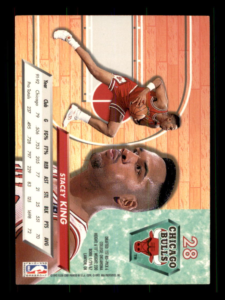 STACEY KING ボブルヘッド フィギュア シカゴ 1993 Ultra Stacey King