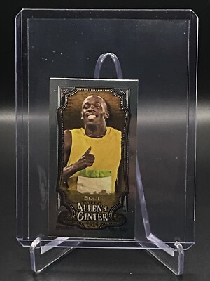 2024 Allen & Ginter Baseball Mini Usain Bolt 208 Silver Jamaican Sprinter