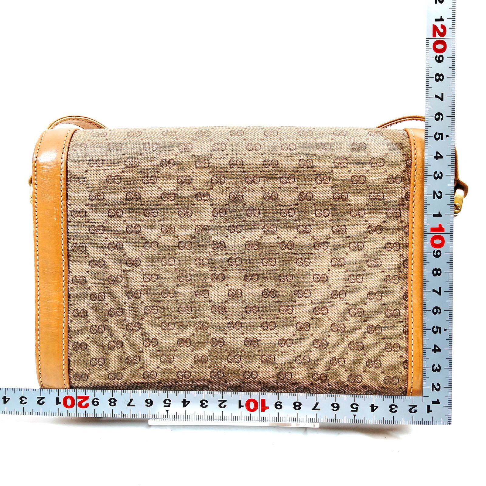 Vintage Gucci Shoulder Bag Brown PVC 2257989 eBay