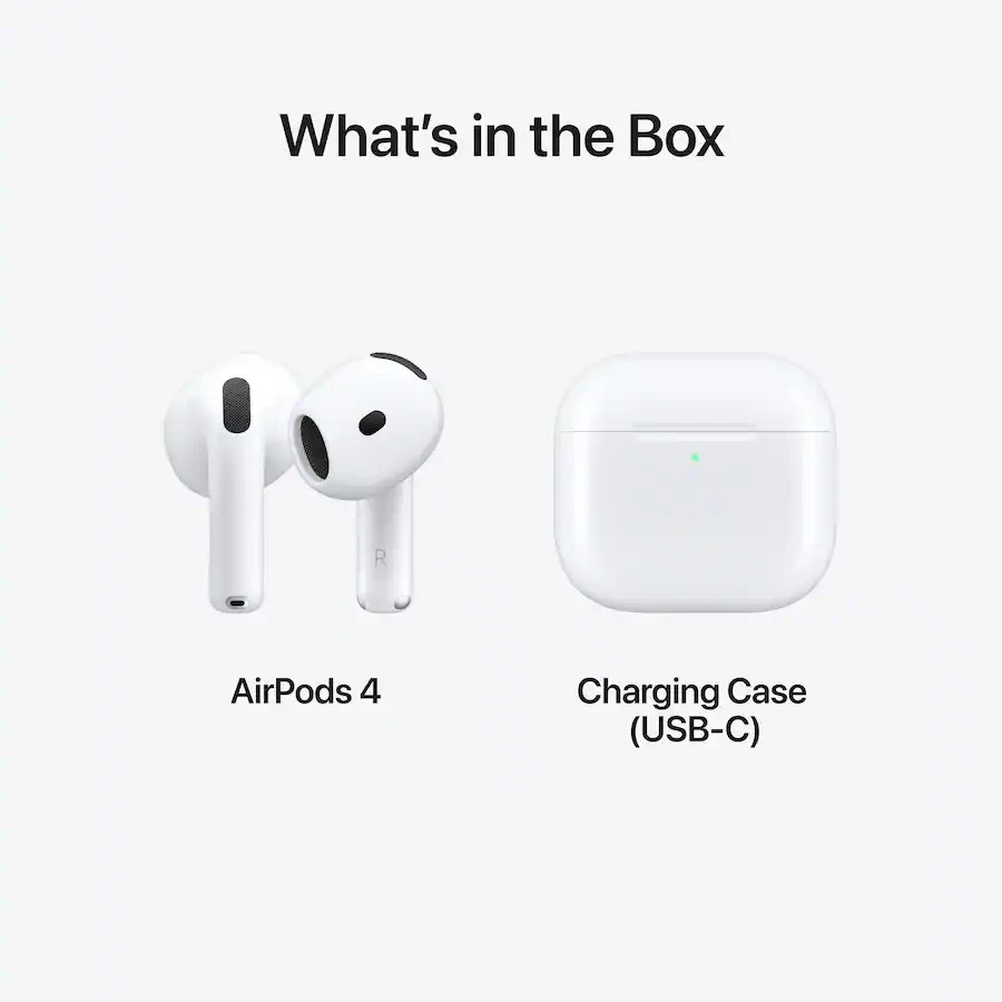 New Apple Airpods 4 MXP63LL/A Wireless Earbuds White GENUINE