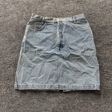 Gap Denim Skirt Womens Size 13/14 Light Wash Vintage Cotton Mini Skirt