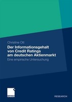Der Informationsgehalt Von Credit Ratings Am Deutschen Aktienmarkt Christine Ott