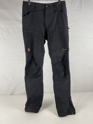 Excellent Fjallraven Keb Agile Trousers Men's Hiking Pants, Black/Black, 44, Reg