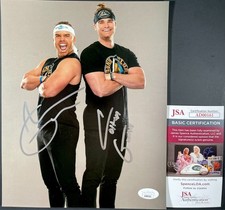 AEW Austin Gunn & Colten Gunn Signed The Gunns 8x10 Photo Autograph JSA COA